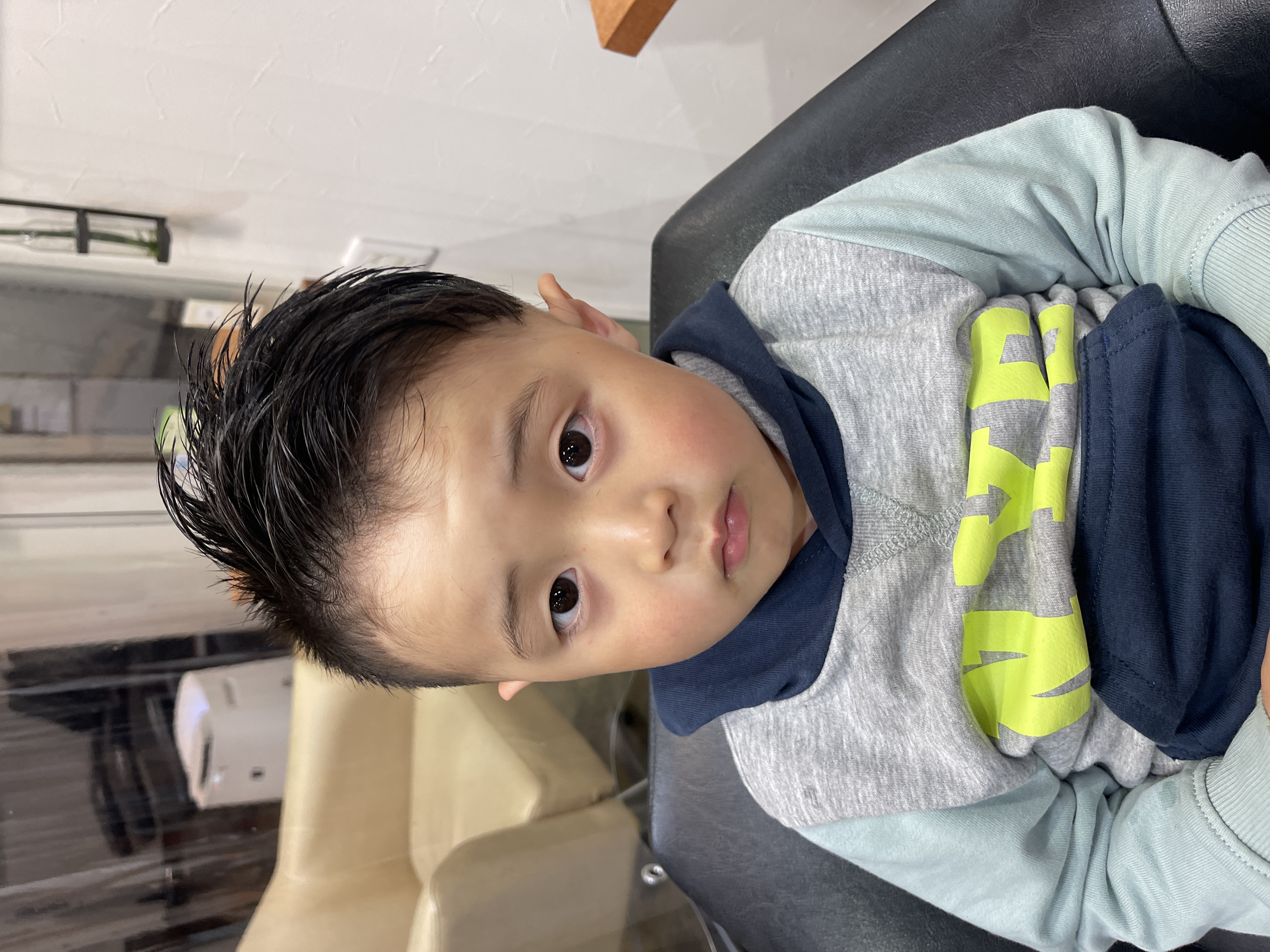 息子の最新ヘアースタイル！！